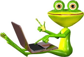 Frog Engineer Working